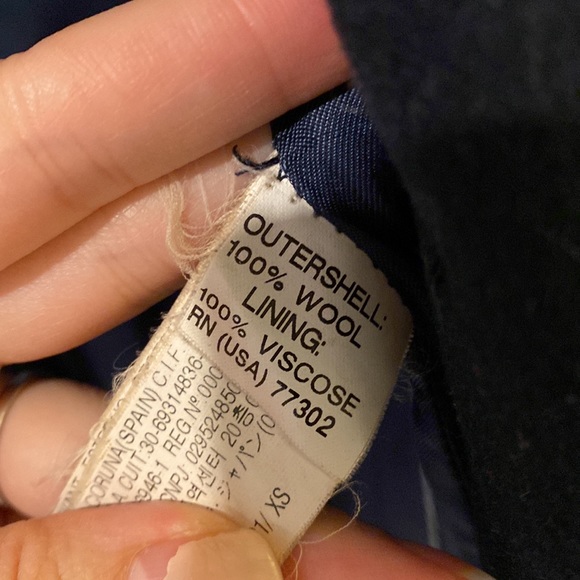 100% Wool Zara Women Peacoat - Picture 5 of 7